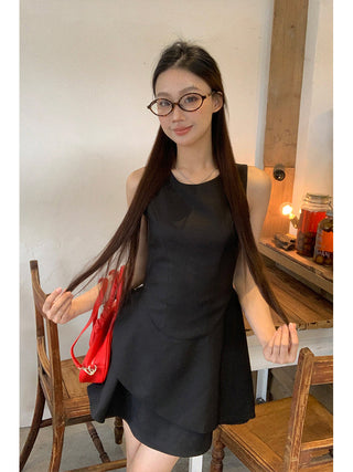 black Hepburn dress