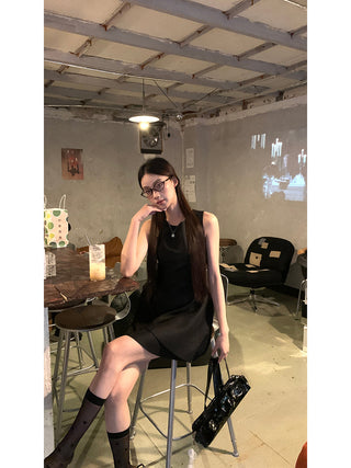 black Hepburn dress