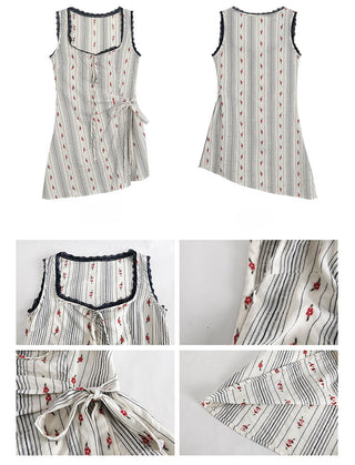 striped floral camisole