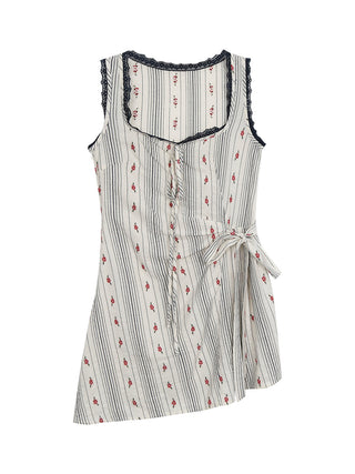striped floral camisole