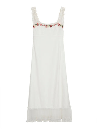 white waist-tight dress