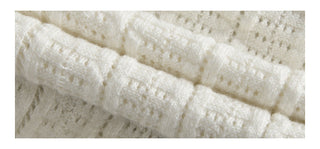 white knitted shirt