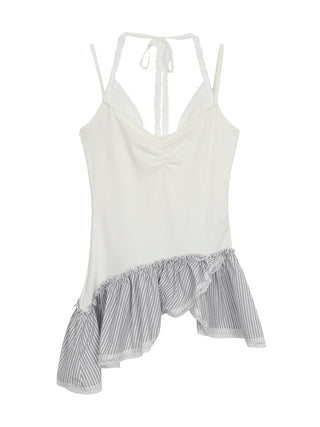 white lace halter