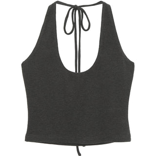 gray slim-fit tee