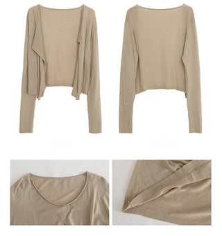 green sun cardigan