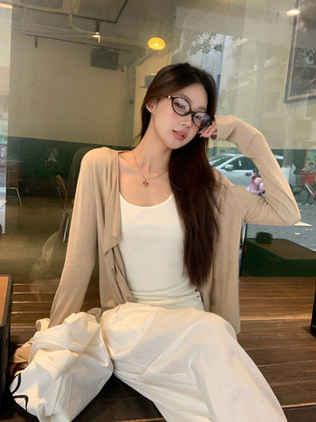 green sun cardigan