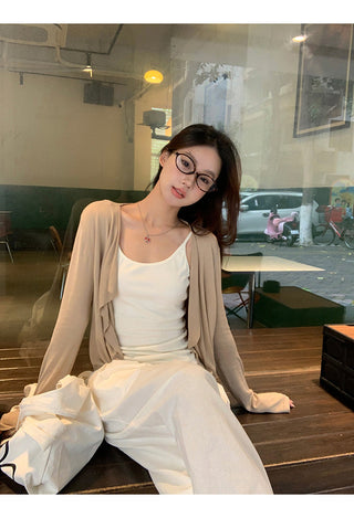 green sun cardigan