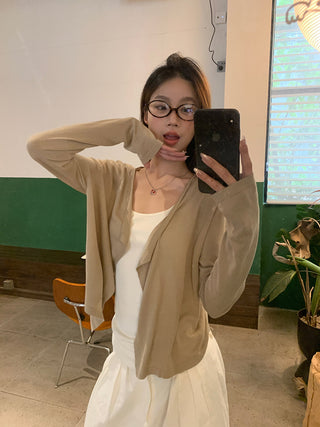 green sun cardigan