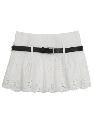 white cotton skirt