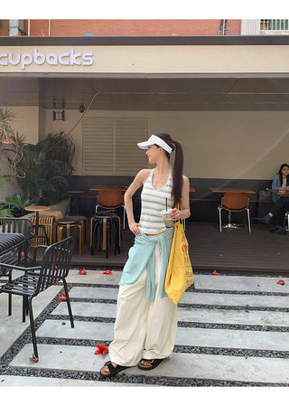 white wide pants