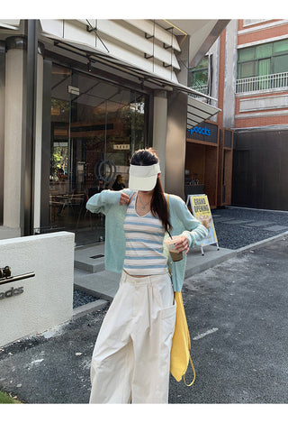 white wide pants