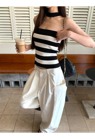 white wide pants