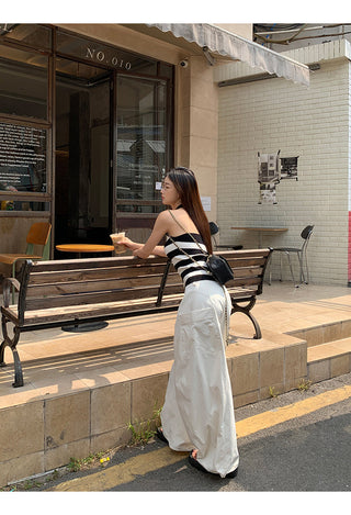 white wide pants
