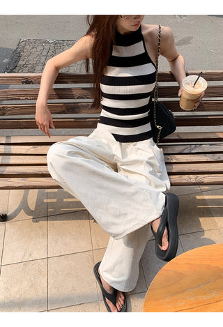 white wide pants
