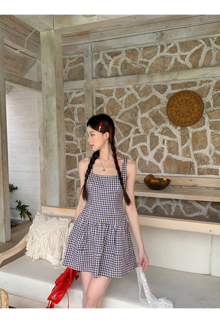 blue plaid dress 02