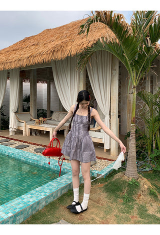 blue plaid dress 02