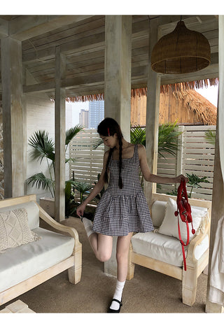 blue plaid dress 02