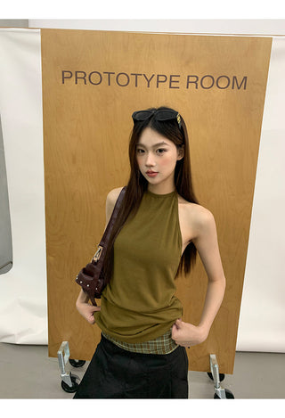 slim halter top