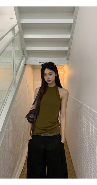 slim halter top