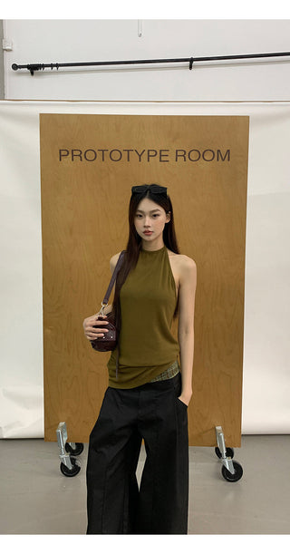 slim halter top