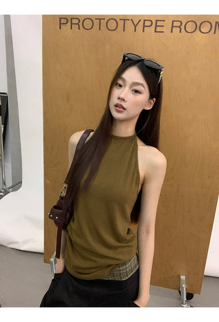 slim halter top