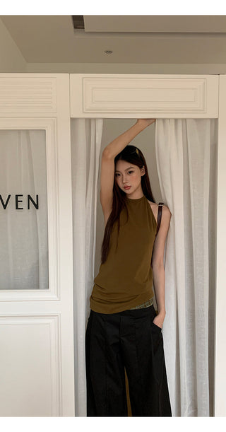 slim halter top