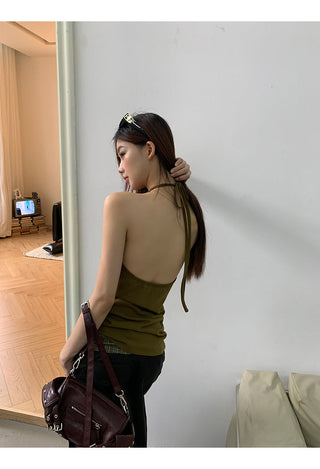slim halter top