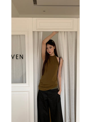 slim halter top