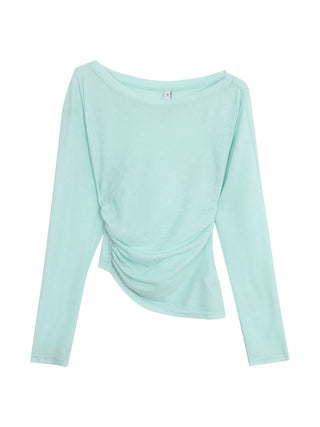white slim blouse