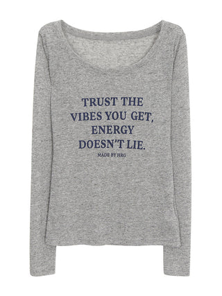 gray idle tee