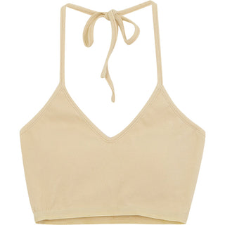 V-neck slim blouse