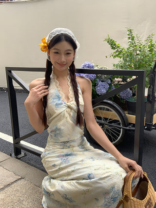floral lace dress