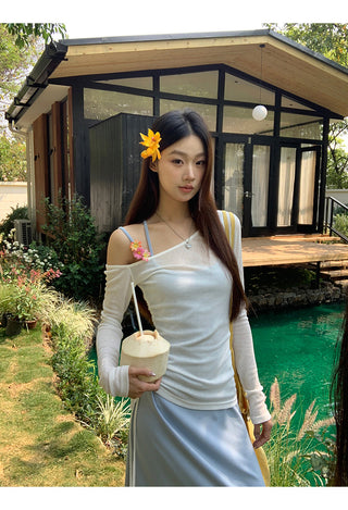 blue slim dress