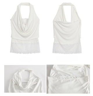 white lace camisole