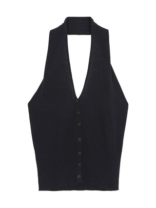 knit sleeveless halter