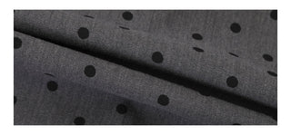 polka-dot sheath skirt