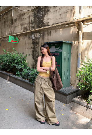 yellow French halter