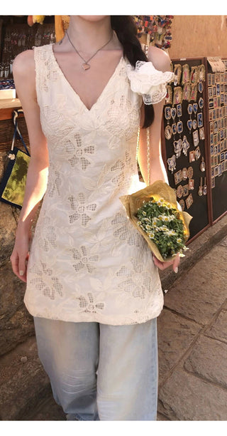 V-neck sling dress