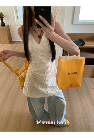 V-neck sling dress