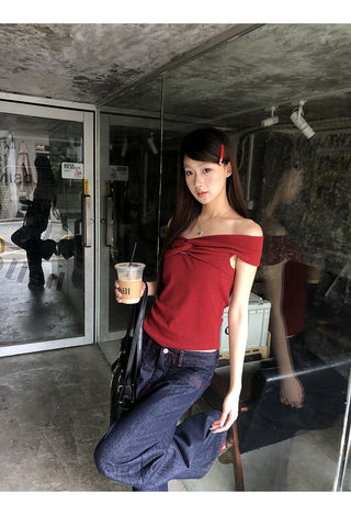 blue retro jeans