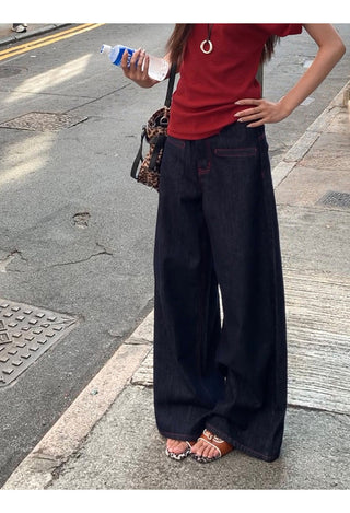 blue retro jeans