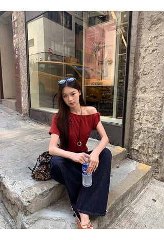blue retro jeans