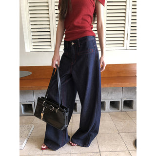 blue retro jeans