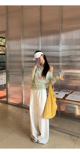 green sun blouse