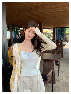white lace cardigan