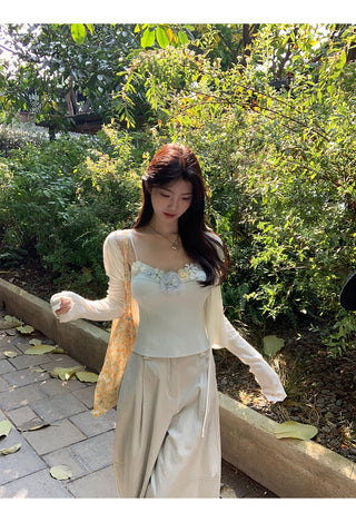 white lace cardigan