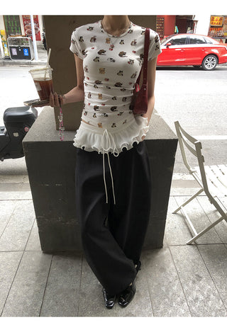 black wide pants