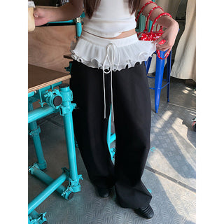 black wide pants