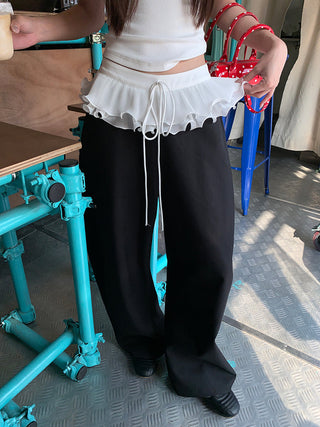 black wide pants