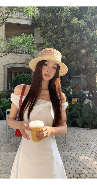 white petite dress